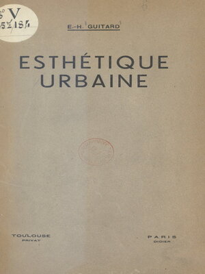 cover image of Précis d'esthétique urbaine